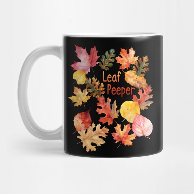 Watercolor Leaf Peeper by HolidayBug